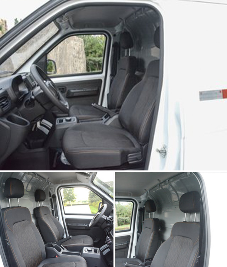210km Range 2 Seater Van U6 Electric Truck with No Touch Screen and Compact Design