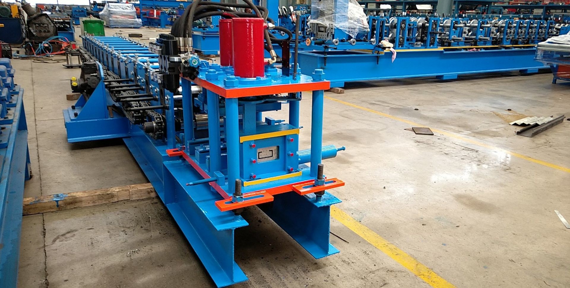 Automatic Ppgi C Purlin Roll Forming Machine Easy Operation