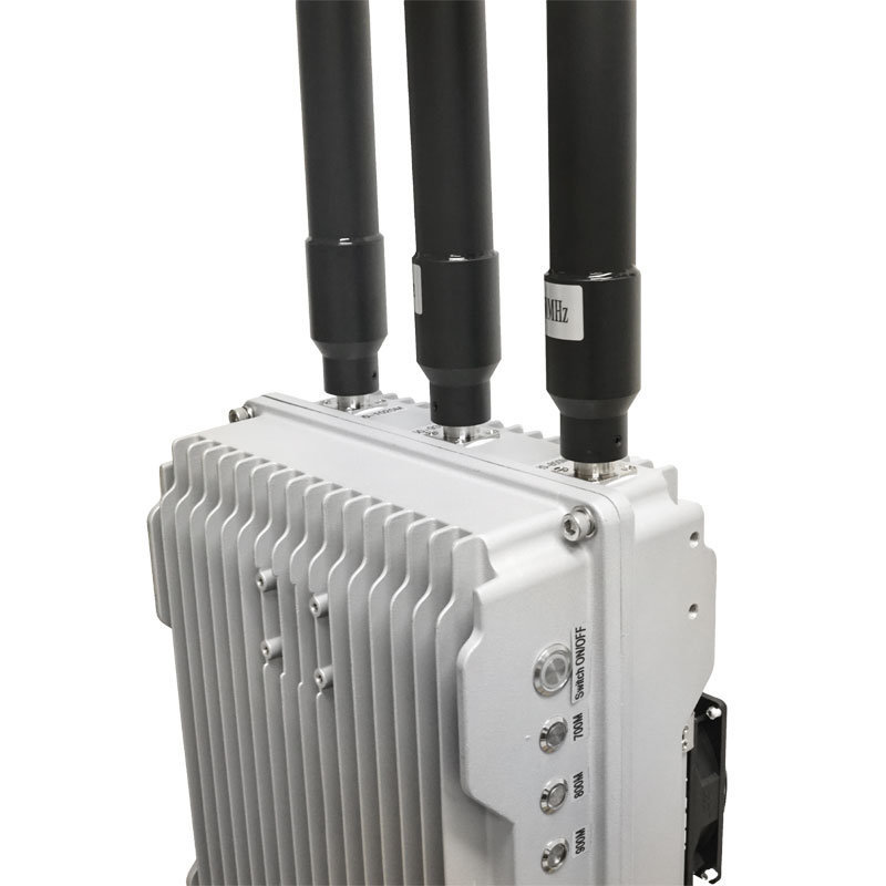 3-Band 900MHz 5.2GHz 5.8GHz 150W Aluminum Enclosures Fpv System Counter Fpv Drones with Cooling Fan Against Drones