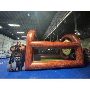 Interactive Carnival Game Double Lane Axe Throw Inflatable Axe Throwing For