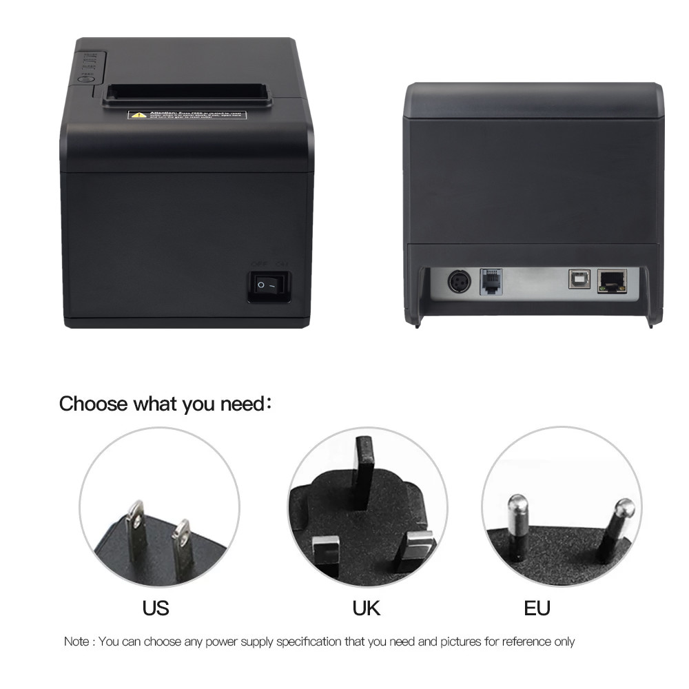 High Speed 80mm Thermal Printer Portable Handheld Bluetooth Receipt Printer
