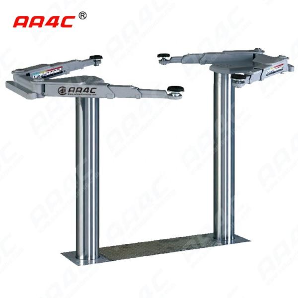AA4C inground 2 post lift inground two post car lift pit installed 2 post auto