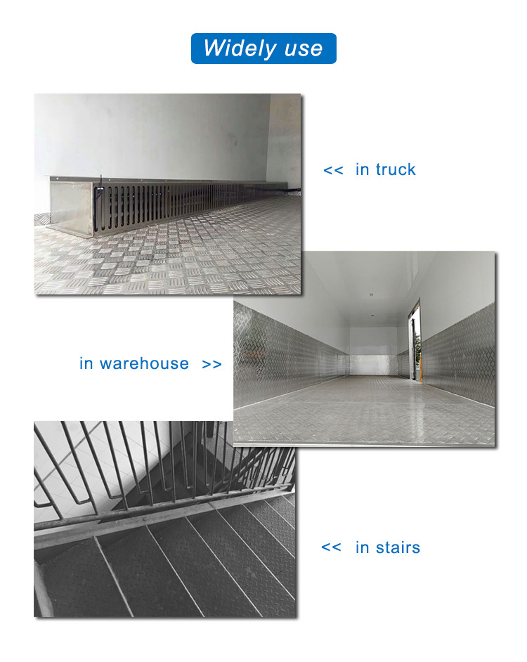 6MM 4MM Aluminium Chequered Plate Al Embossed Tread Plate 5052 5083 5754 3004 3005 3105
