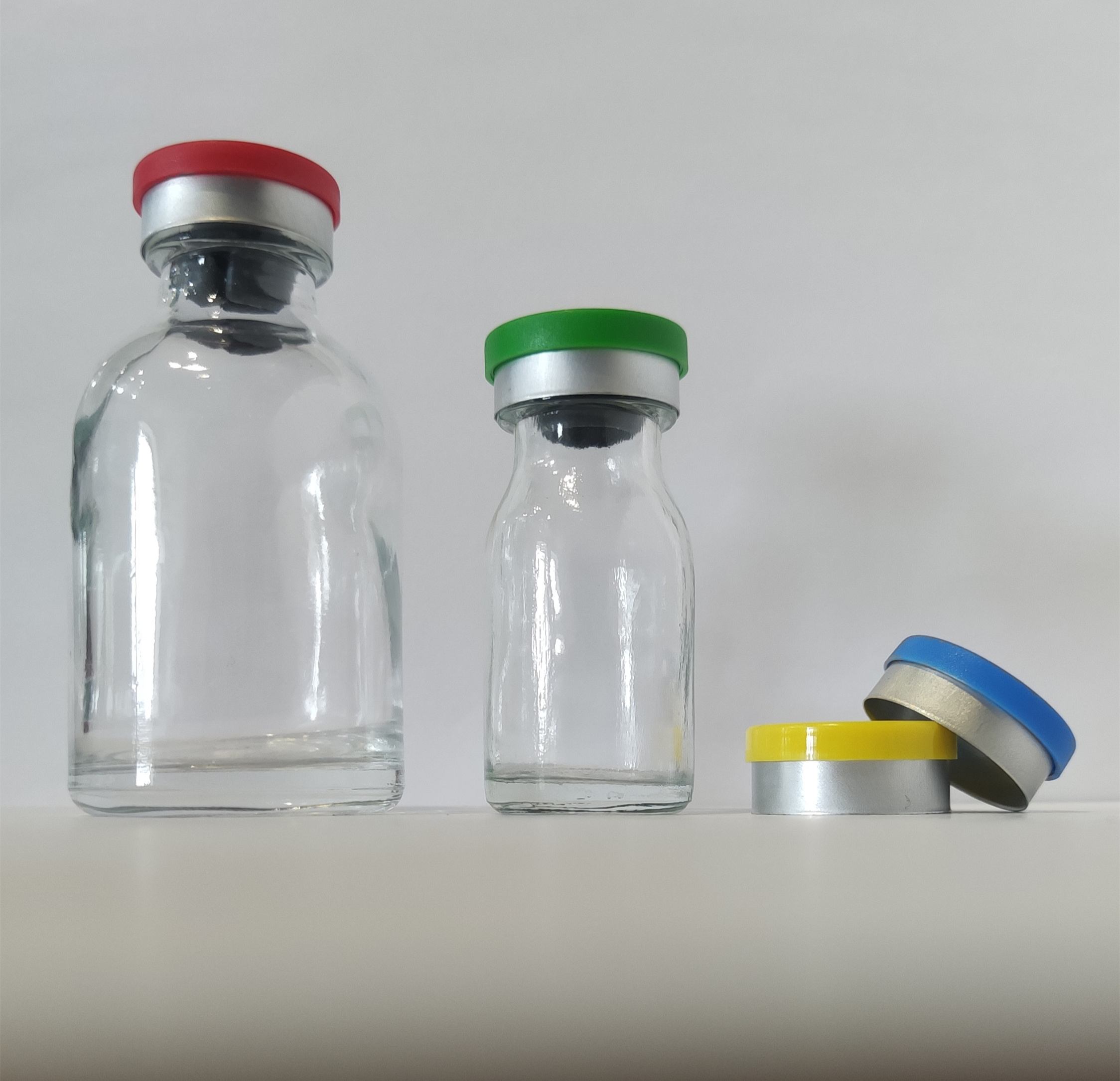 20ml Transparent Molded Glass Vial Hot Stamping Chemistry Reagent Bottle