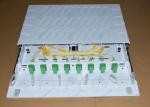  Light Weight 24 Port SC Fiber Patch Panel , Fiber Cable Patch Panel ABS / PC Material Manufactures