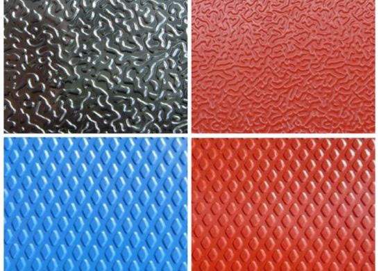Alloy3003 26 Gauge x 36'' Inch Various Colors Cedar / Stucco Embossed Aluminum Sheet For Interior Decorative Panel