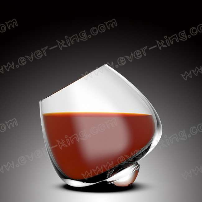 Non Spill Crystal Whiskey Glass Cup ISO9001 SGS Certificated