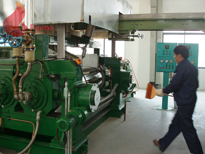 Bored Roll Rubber Two Rollers Mixing Mill , PVC Plastic rolling mill equipment