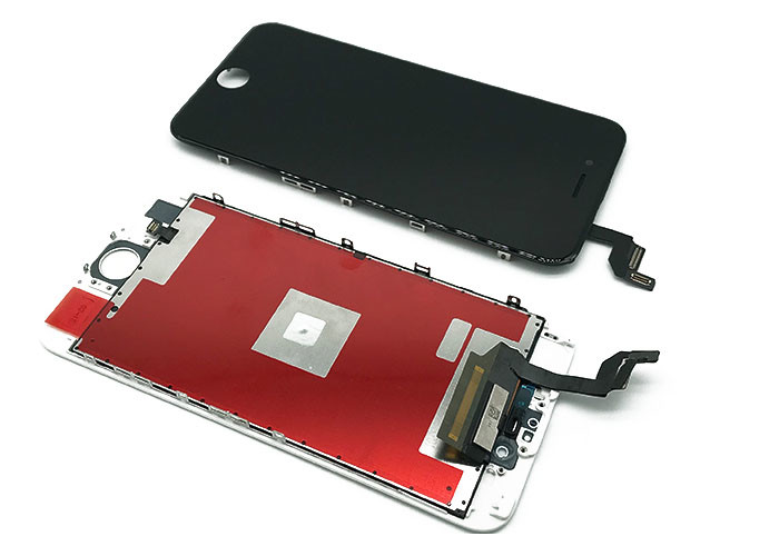 Black / White Iphone 6s Plus Lcd Screen Replacement Touch Screen Digitizer Assembly