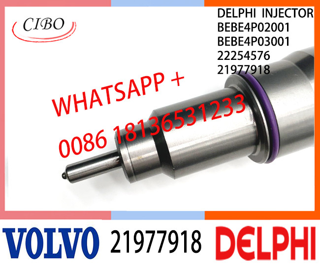 Fuel engine Diesel Injector 21977918 BEBE4P02001 BEBE4P03001 22254576 E3.27 for VOL MD13 EURO 6