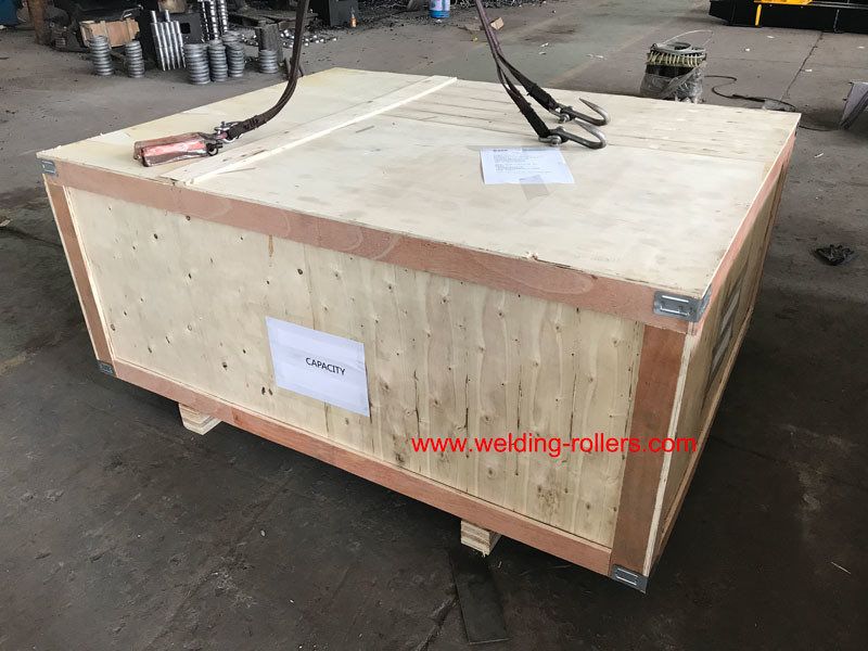 Bolt Adjustment Self Aligning Welding Pipe Rollers 30 Ton Heavy Duty Pipe Roller Stands