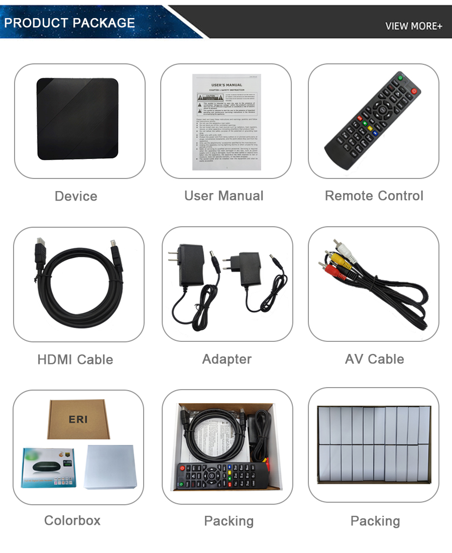 ERI Linux Set Top Box with HEVC H.265 Decoder and Customization
