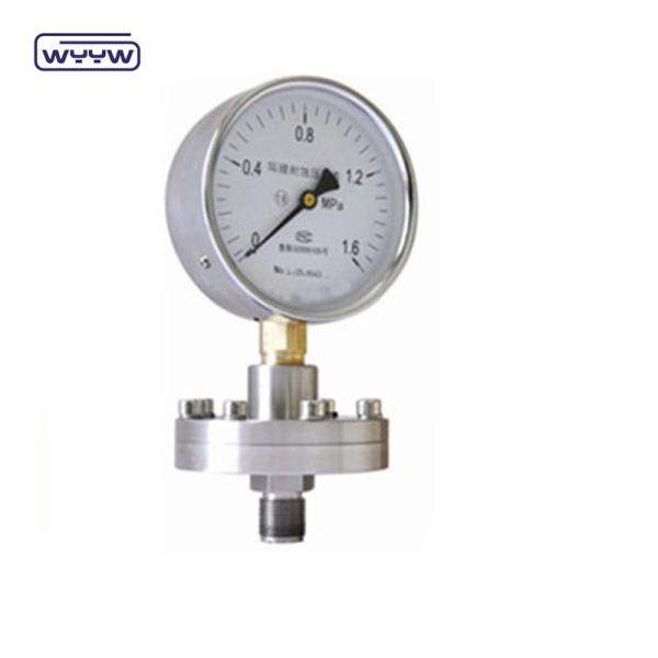 Quality Tri Clamp Membrane Pressure Gauge Stainless Steel Case 100mm for sale