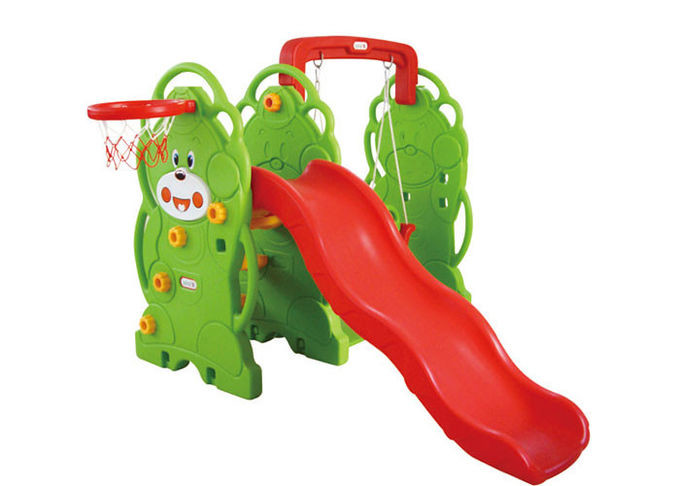 Eco Friendly LLDPE Kids Swing Slide 20 Cm Diameter Size 1 Year Warranty