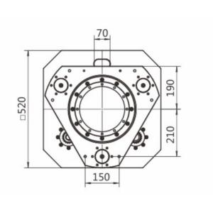 Warehousing AGV Lifting Mechanism Assembly Rotating Platform Lifting Load 1500KG