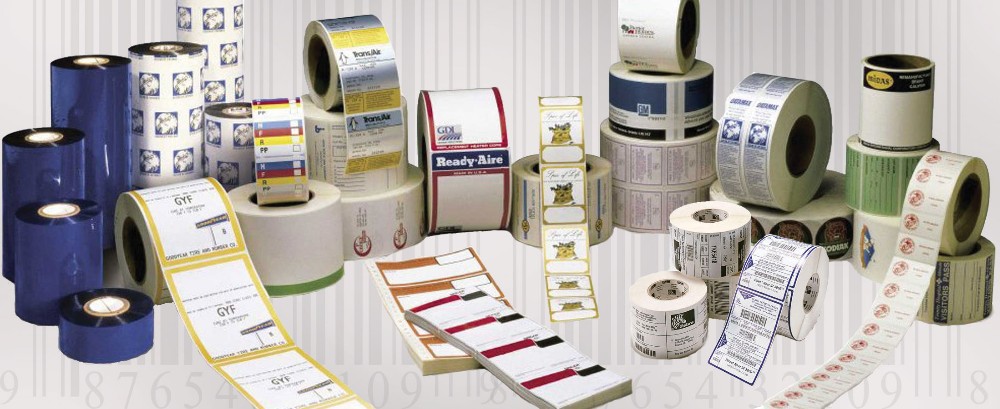 High Adhesive White Color Supermarket Custom Barcode Labels
