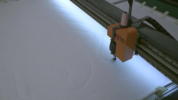 Computerized Single Head Quilting Machine , Commercial Quilting Machine For