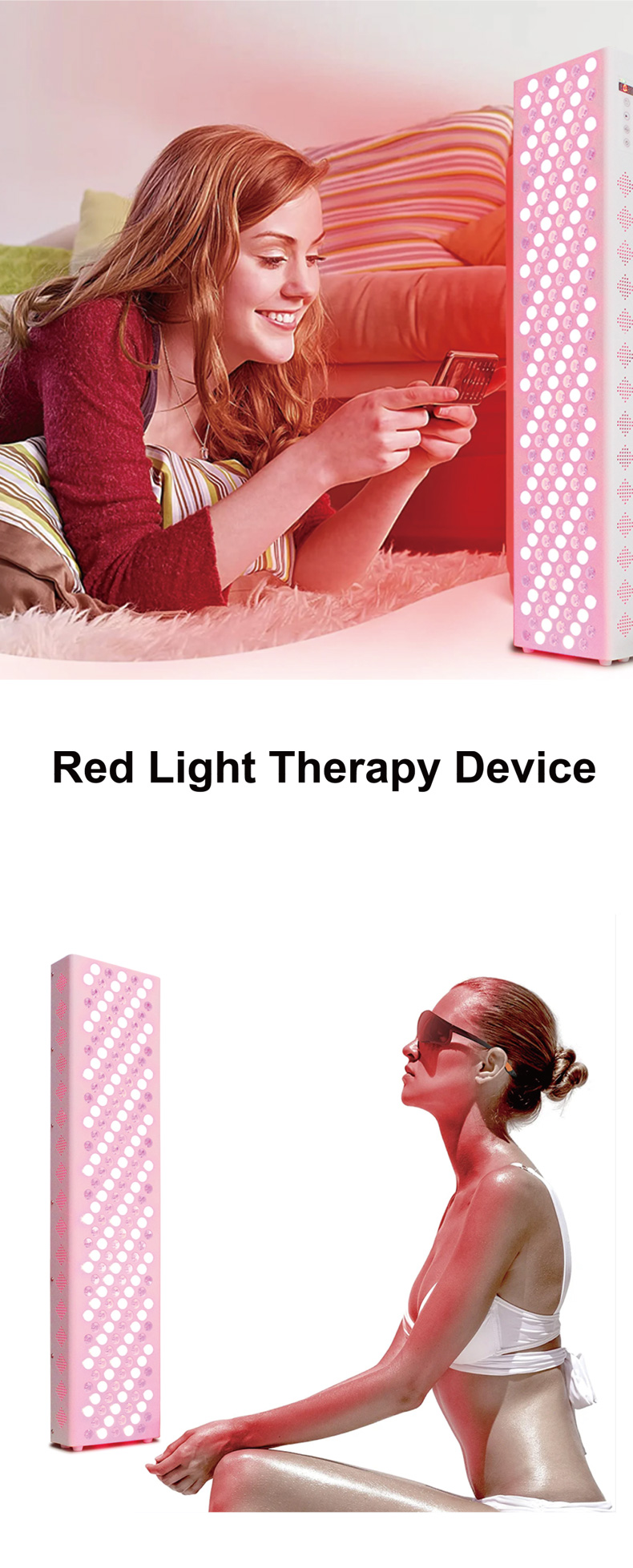 12V Aluminium Alloy LED Red Light Therapy Product Panels For Full Body Treatment