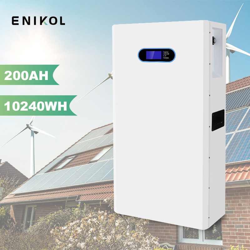 Wall Mounted / Floor Standing 48V Solar Battery 51.2v 200ah Lifepo4 Battery