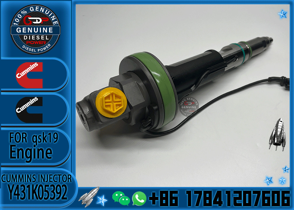 High Quality Diesel Engine Fuel Injector Y431K05392 2867147 2867148 For CUMMINS QSK19 QSK38 QSK50 QSK60 Engine