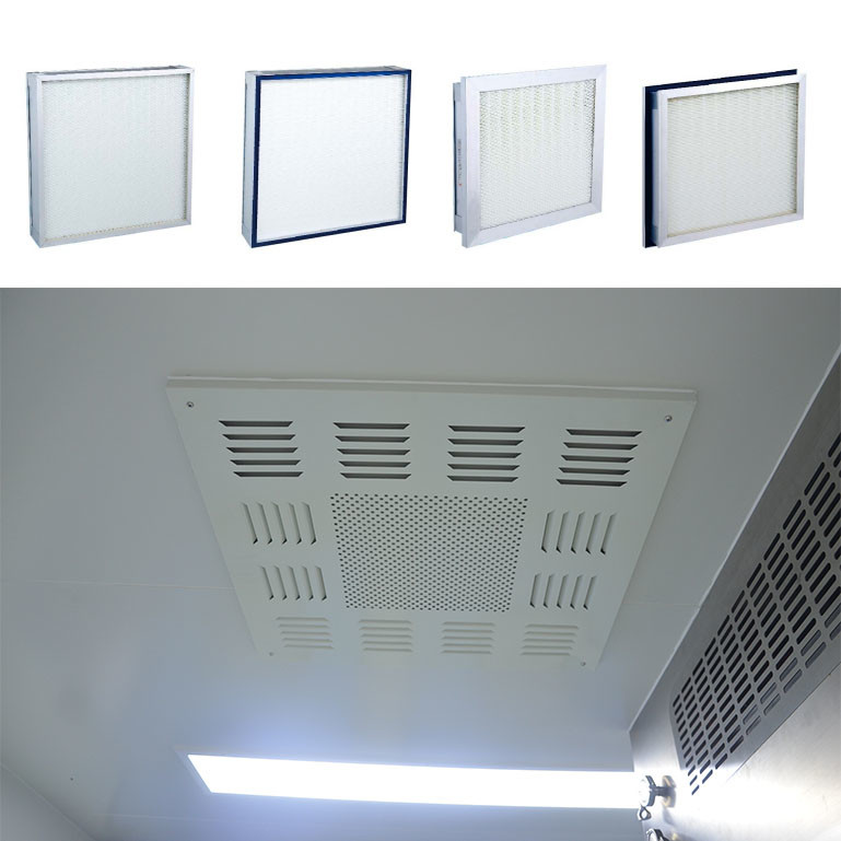 Liquid Tank HEPA Filters Air Sealing Cleanroom HVAC System Filter