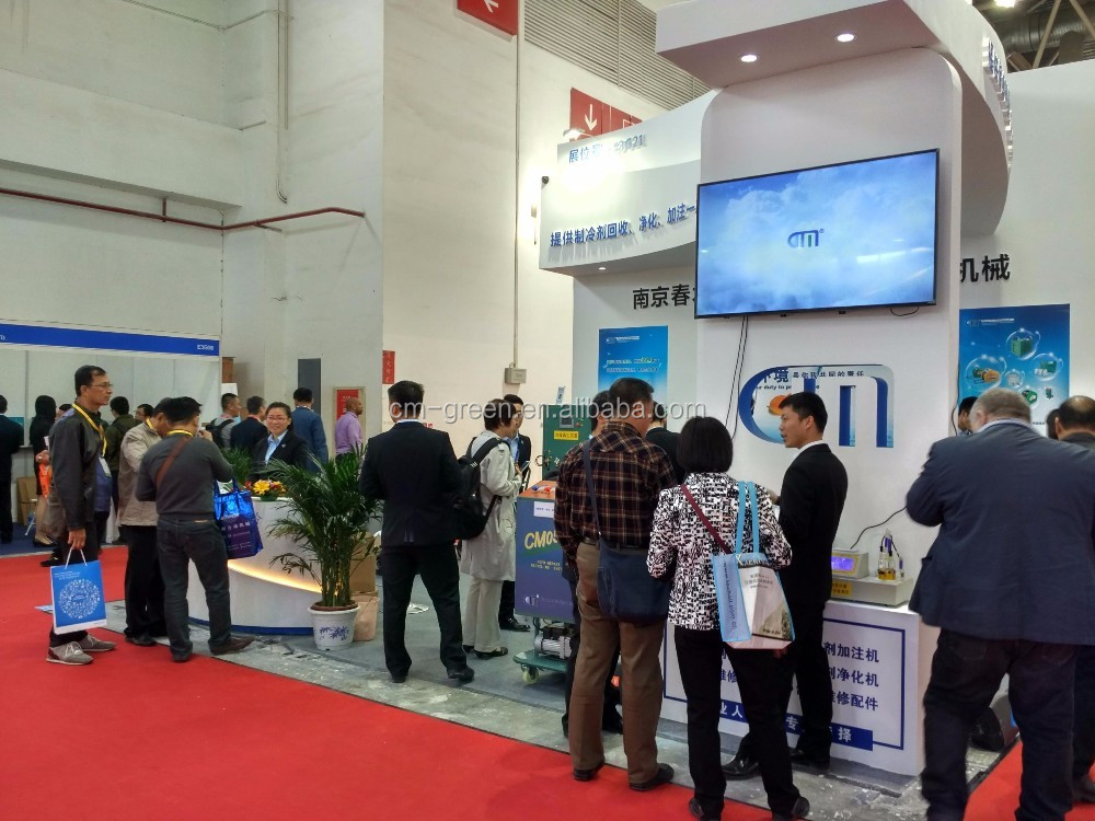 Automatic R134a Refrigerant Filling Device Air Conditioning Charging Equipment PLC R134a R32