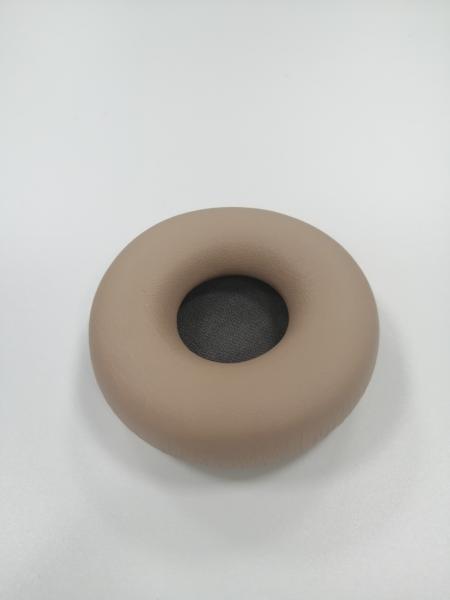 PU protein leather ear cushion brown colour accessories for the headphone wired