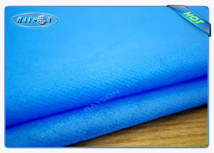 Eco friendly Blue PP Spunbond Non Woven Fabric for Medical Mask or Surgical Gown