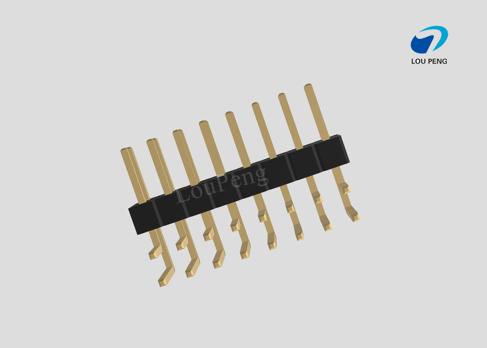 Pin Header 2x08pin 2.00mm pitch horizontal