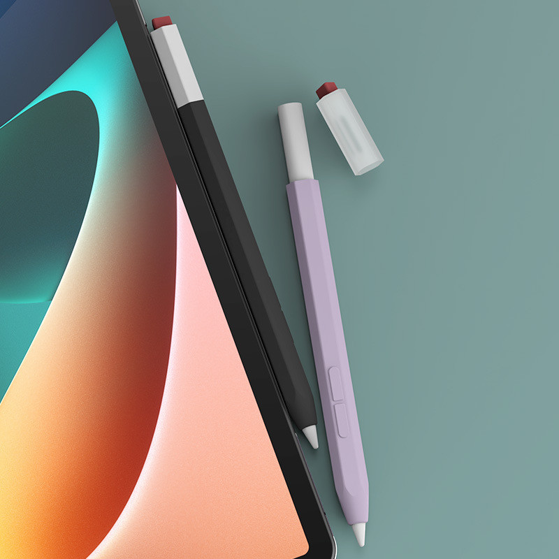 16*1cm Platinum Silicone Protective Case for Apple Pencil 2nd Generation Silicone Case