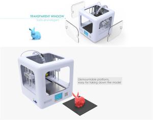  Personal Little 3D Printer 0.05 - 0.2 Mm Layer Thickness Simple Operation Manufactures