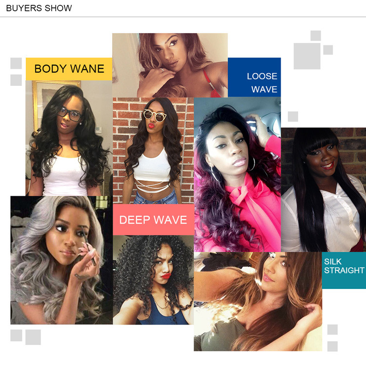 Ombre Colored Human Hair Bundles Body Wave Two Tone Color No Synthetic Hair Mixed