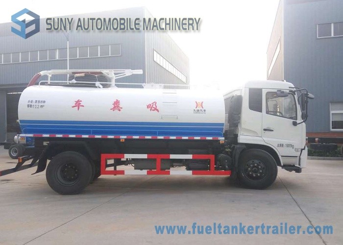 4x2 Driving Type Vacuum Tank Truck Cummins 210hp Fecal Suction Truck Vacuum Tank Truck