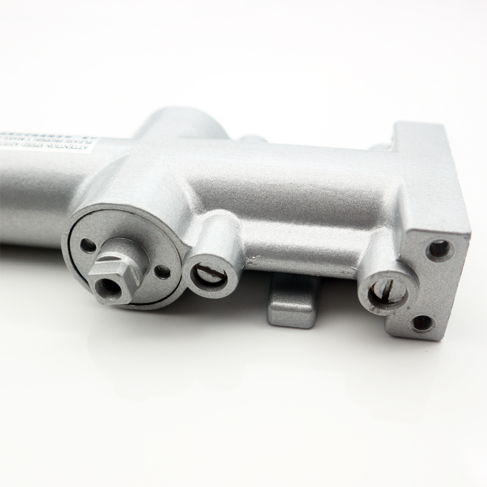Silver Hydraulic Sliding Door Closer for Modern Fire Door in Modern Design Style