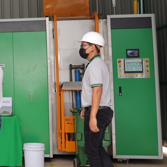 2000kg Food Waste Recycling Machine Waste Into Fertilizer Municipal Waste Recycling Plant