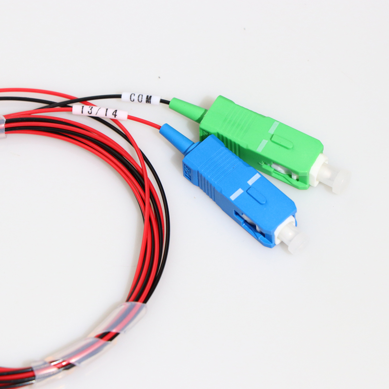 FTTH 3 Ports Fiber Optic Splitter Wdm 1310 1490 1550 Fwdm Steel Tube Type
