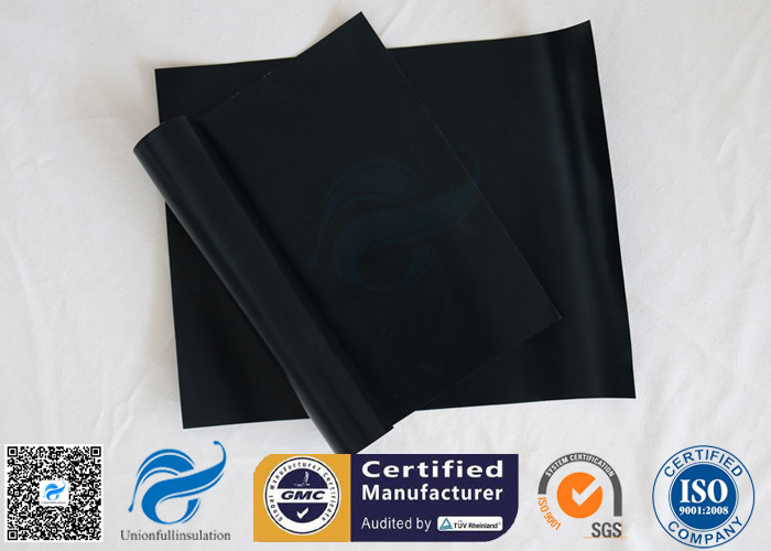 0.12mm FDA Black Non Stick PTFE BBQ Grill Mat Oven Liner 15.75x13"