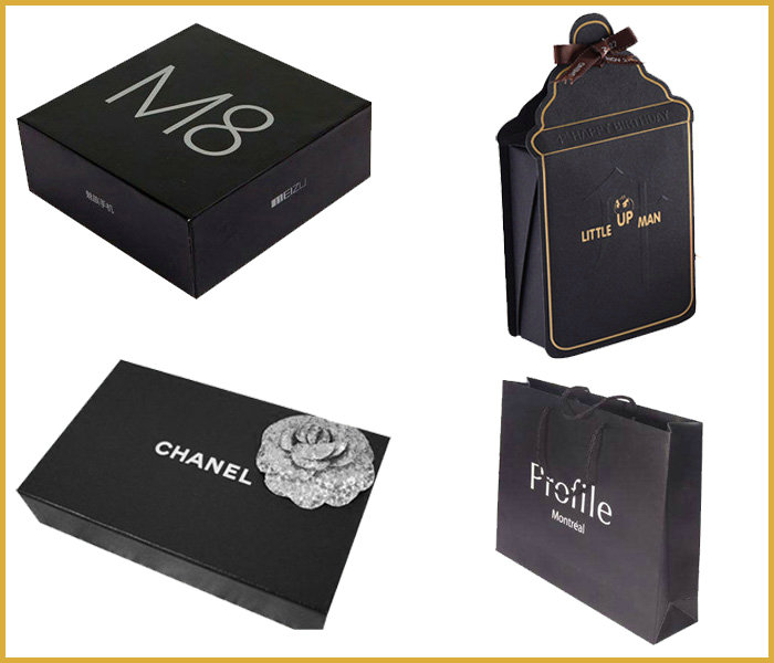  300gsm 350gsm FSC Black Card Paper For Phone Boxes High Strength