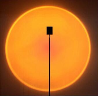 Modern Corner Stand Sunset Led Projector Lamp Photography Colorful USB