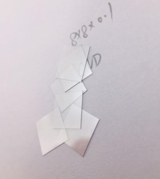 Semiconductor Single Crystal Substrate CVD Diamond IIA Ultra Thin 100 Micron