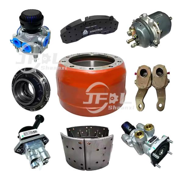Front rear brake drum brake shoes for Shacman Howo Dongfeng FAWJiefang truck