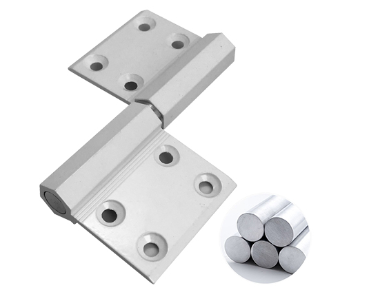 Door Heavy Duty Aluminium Hinge Four / Five Hole 10 Axes Left Opening Type