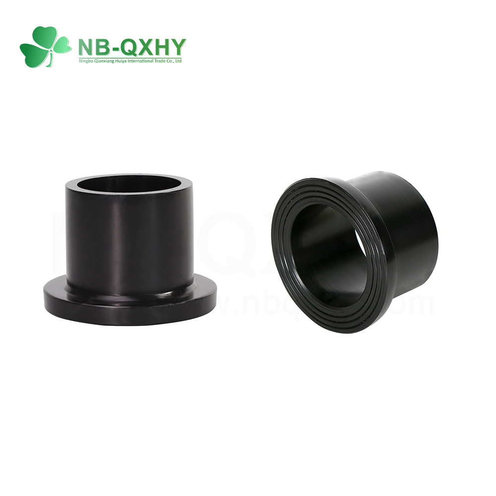 Black Plastic HDPE Pipe Fitting Electrofusion Flange with TUV &amp; CE Certificate