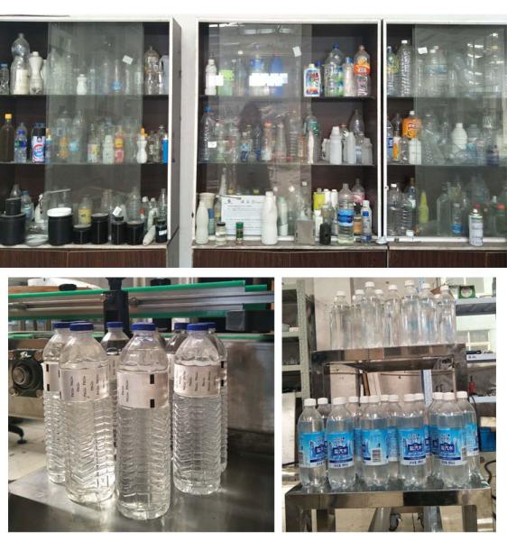Automatic Glue Labeling Machine , Hot Melt Glue Round Bottle Label Sticking