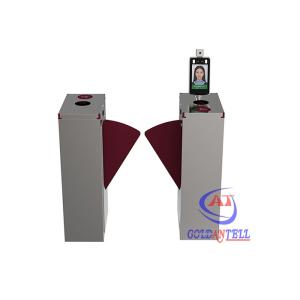  Pedestrian Flap Turnstile Barrier Security Barrier Gate With Facial Recognition Manufactures