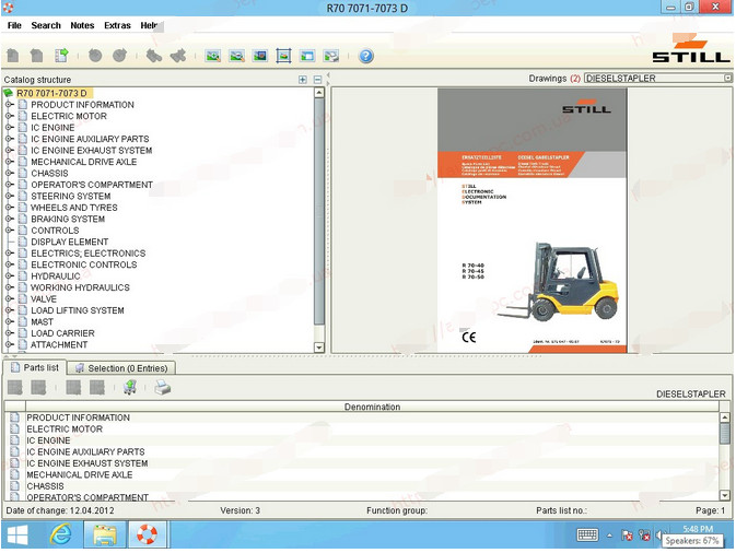 E6420 Laptop Forklift Diagnostic Tools Jungheinrich Linde Judit Forklift Software CE Marked