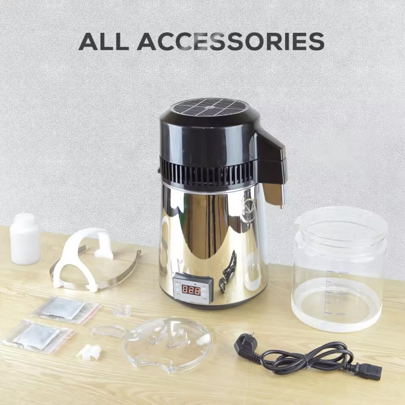 Stainless Steel 4L Dental Water Distiller For Medical/Dental/Homeuse/Laboratory/Beauty
