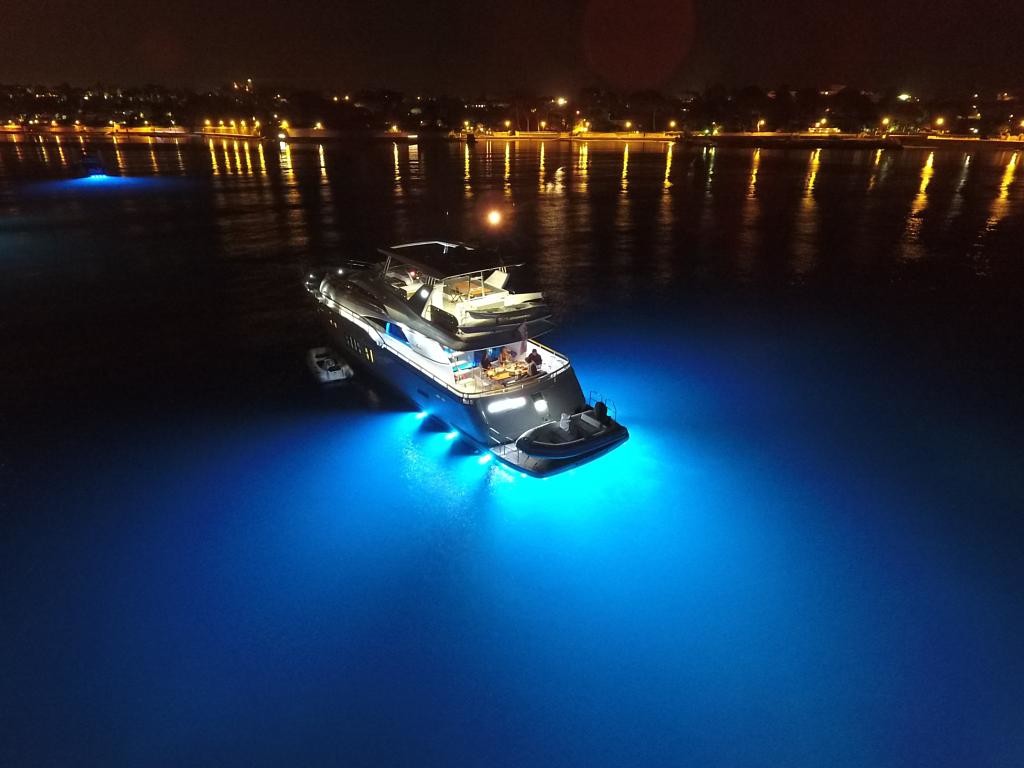 316SS 60W 6 CREE LEDs Underwater LED Boat Lights