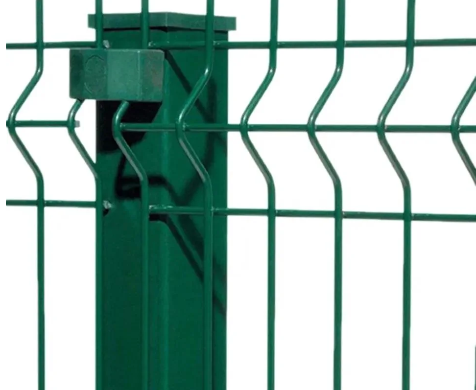 curved mesh fence