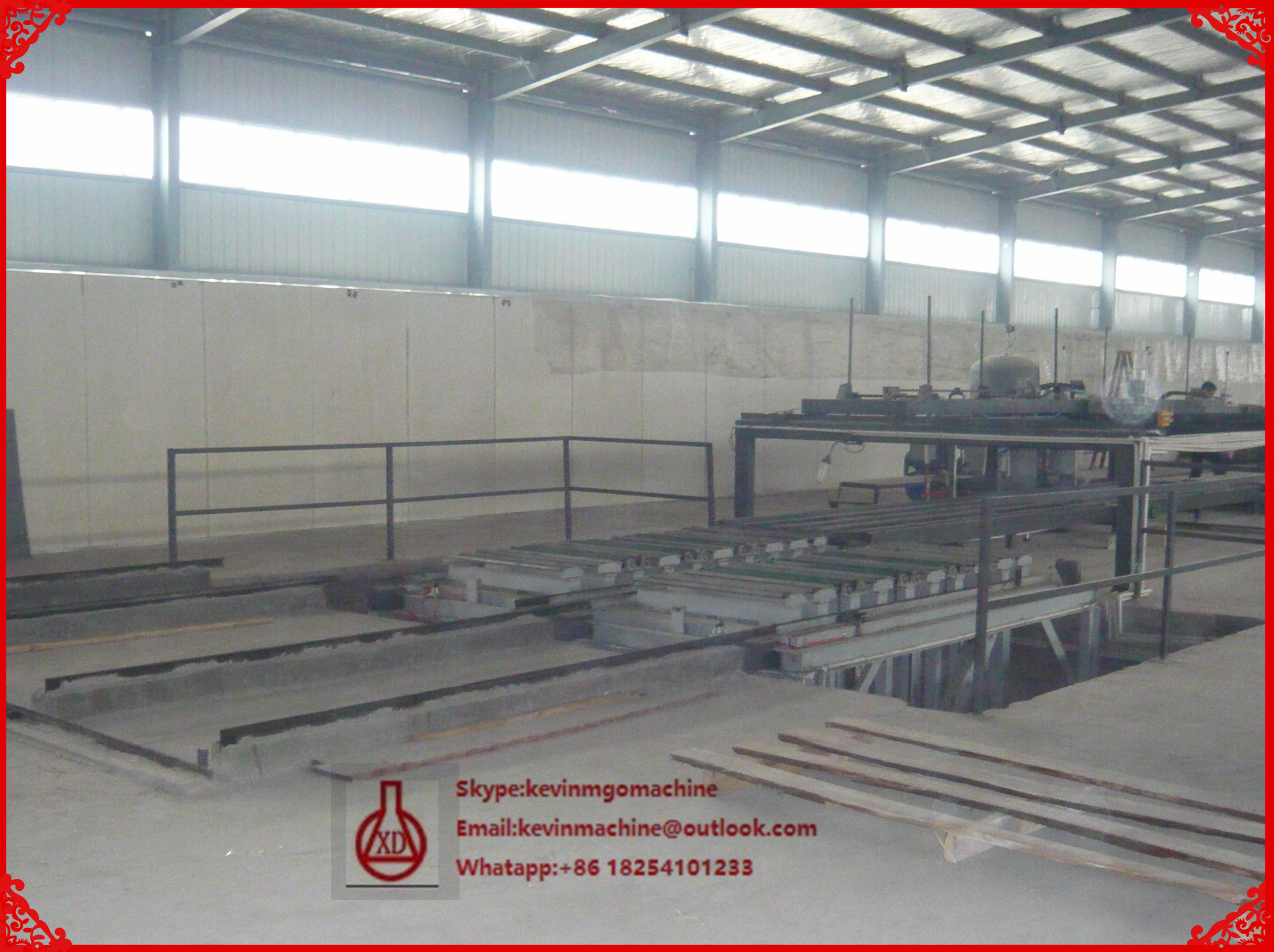 Hollow Sandwich Fiber Cement Wall Panel Forming Machine 4 - 25mm Thickness